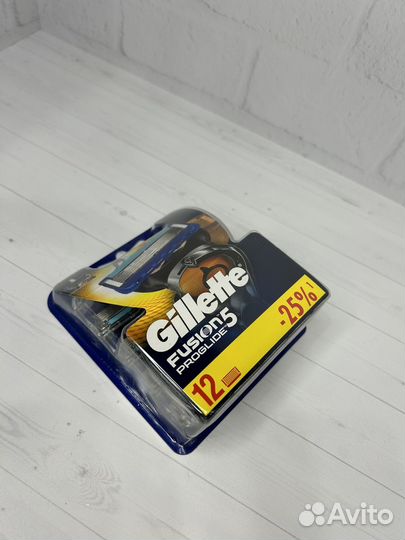 Кассеты (оригинал) 12шт Gillete Fusion 5 Proglide