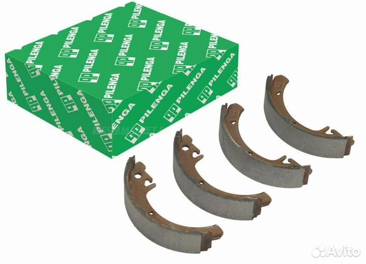 Pilenga BS-T 1002 Колодки тормозные барабанные зад, прав, лев