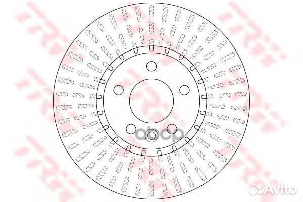 DF6499S Диск тормозной VW multivan V/transporte