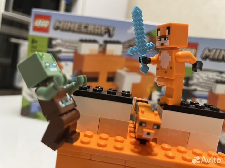 Lego Minecraft 21178 Лисья Хижина