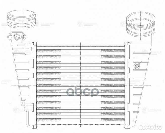 Интеркулер VW passat / skoda superb 1.8T -08 lric