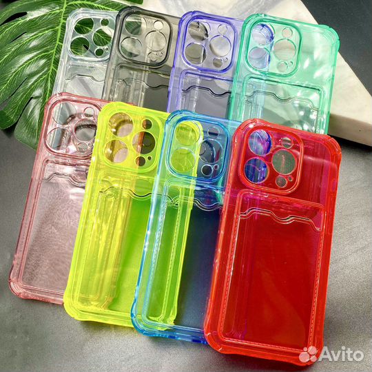 Чехол для iPhone 14/14 Pro/ 14 Pro Max с карманом