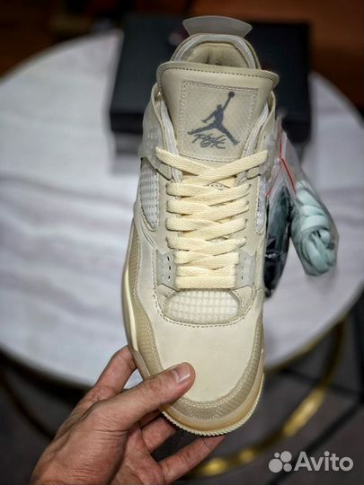 Nike off-white air jordan 4 sail