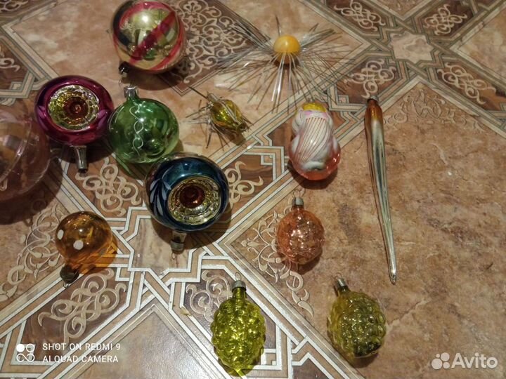 Елочные игрушки СССР