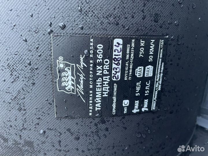 Надувная лодка с мотором