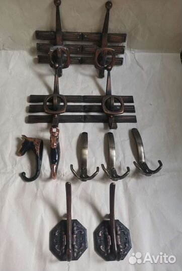 Вешалка крючок СССР рыбка петух лошадь