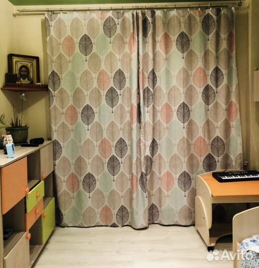 Плед и шторы