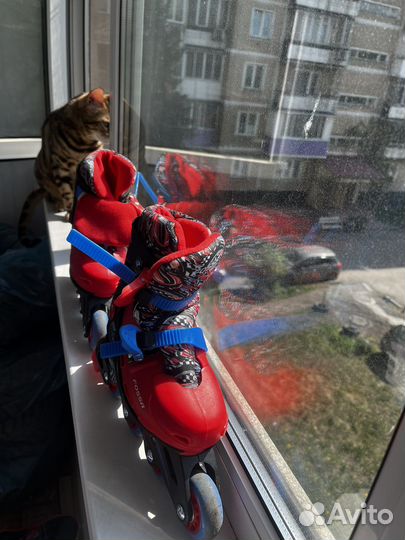 Ролики детские,защита,шлем в идеале