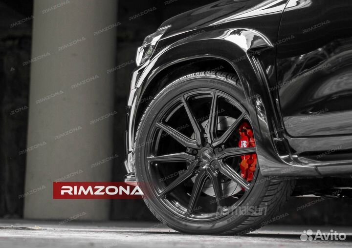 Кованые диски R22 на Toyota Land Cruiser Prado