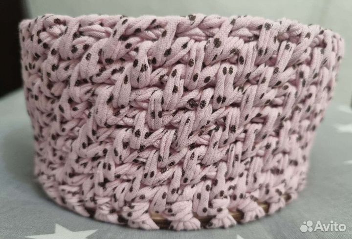 Корзинка вязаная