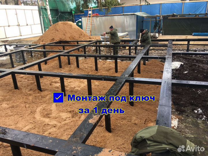 Винтовые сваи. Монтаж под ключ за 1 день