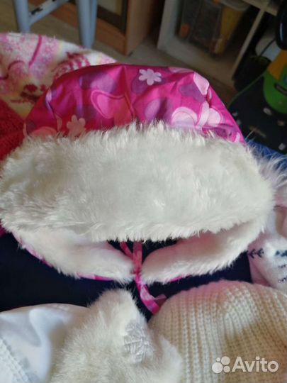 Зимние, осенние шапки, варежки для девочки 52-56р