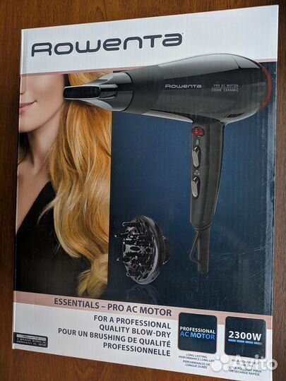 Фен Rowenta PRO AC Motor CV8250F0. Новый