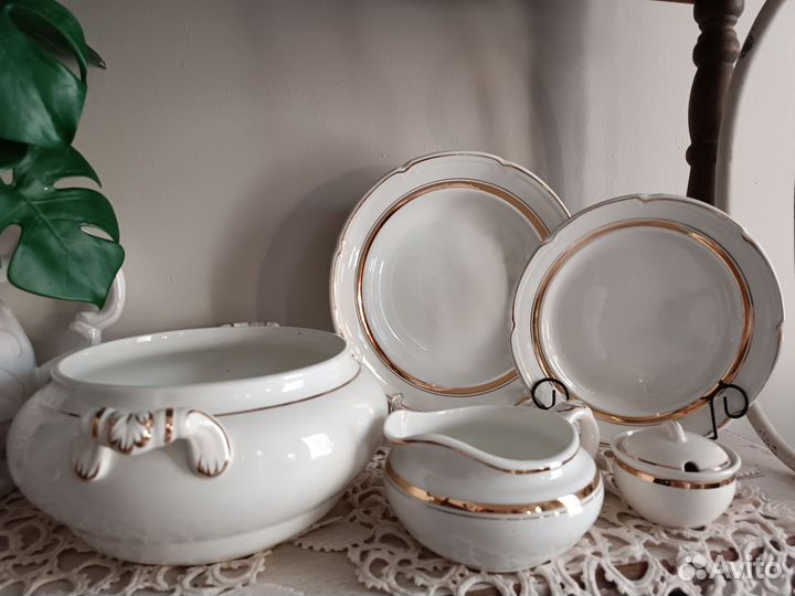 Фарфоровая супница СССР