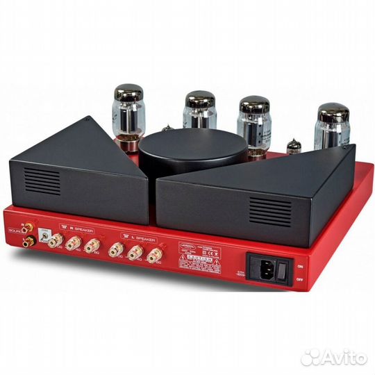 Fezz Audio Titania power amplifier Burning red