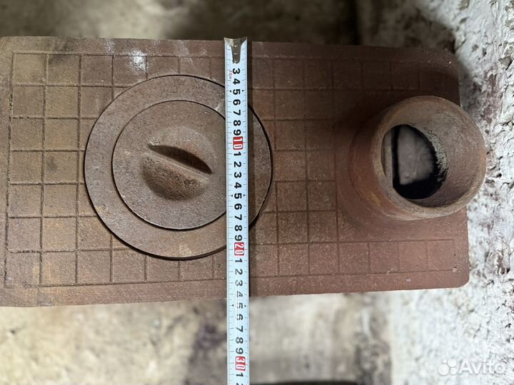 Печь буржуйка чугунная разборная СССР