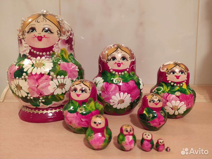 Матрешка ручной работы