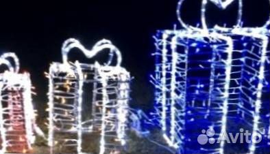 Подсветка фасада дома. Световые фигуры