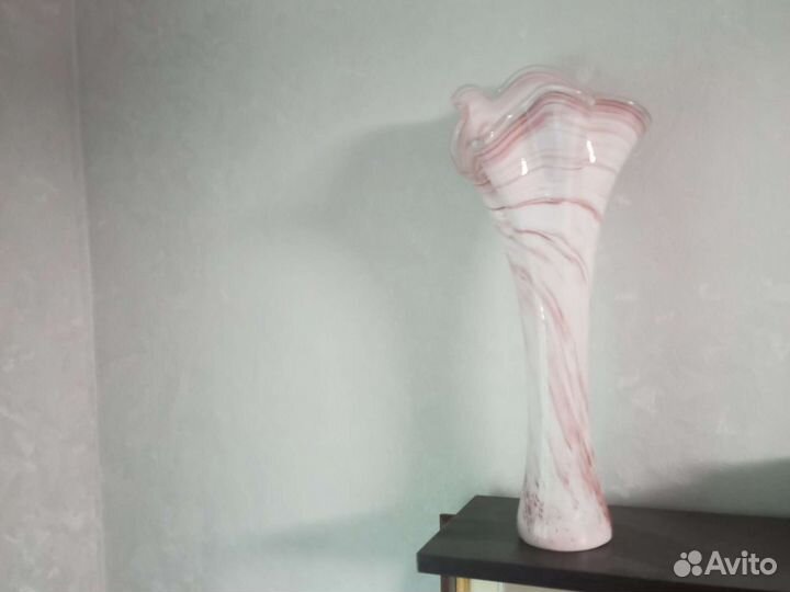 Ваза цветное стекло