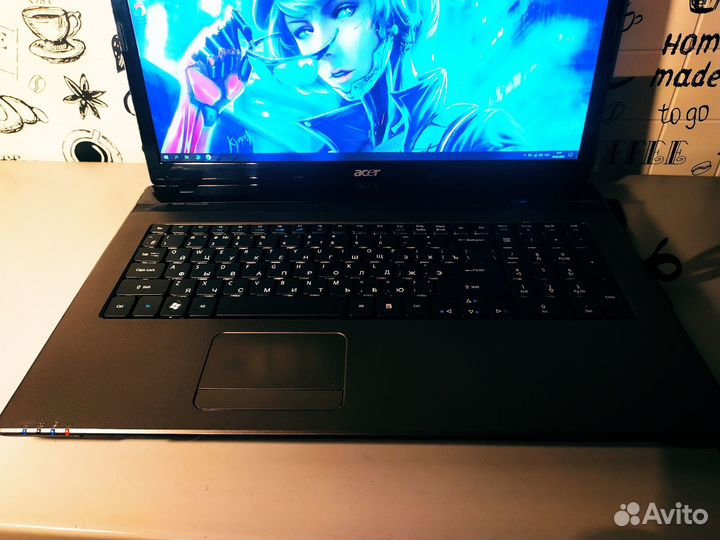 Acer 7750G-17 Дюймов\i3-2 Gen\4 Озу\1 GB Видео