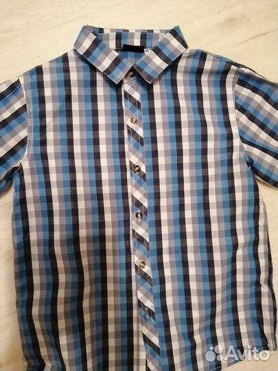 Рубашка в клетку 152