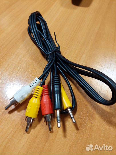 Кабель колокольчики RCA - jack 3,5 аудио видео