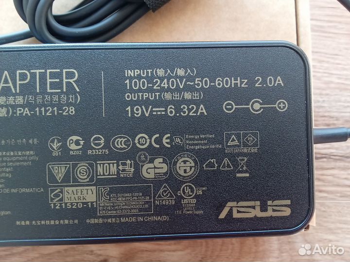 Зарядное устройство Asus X570UD, M570DD (120W)