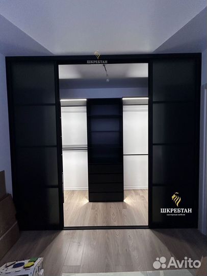 Перегородка межкомнатная стеклянная, раздвижная