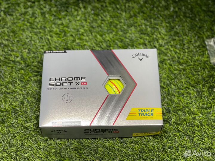 Мячи для гольфа Callaway Chrome Soft желтые