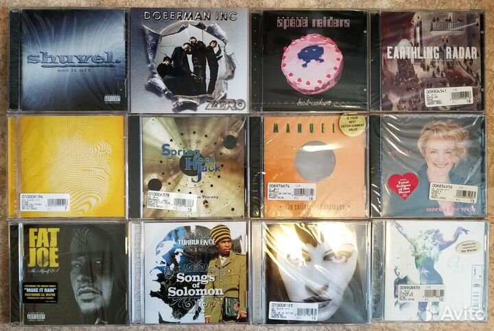 CD фирменные запечатанные Rock Jazz House Hip-hop