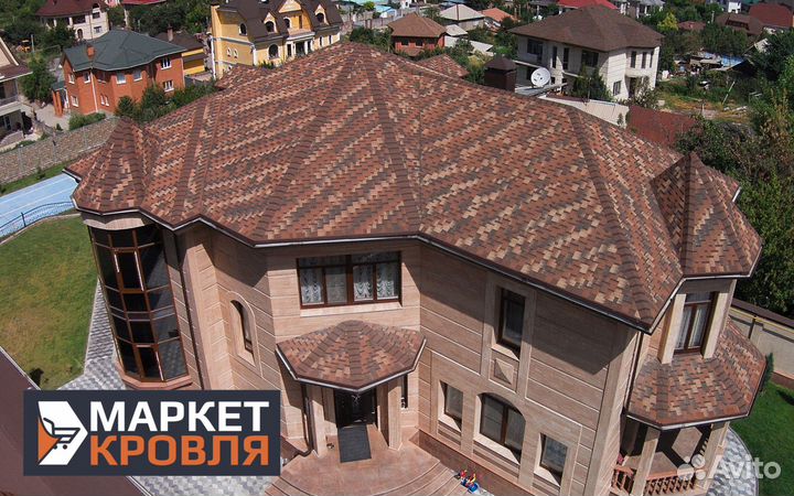 Битумная черепица на крышу в Бахчисарае