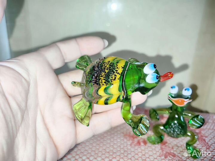 Лягушка стекло