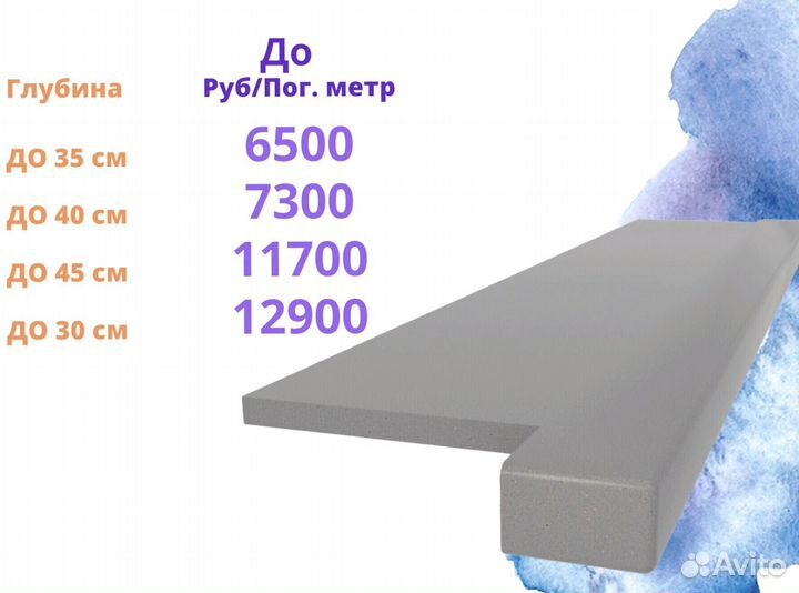 Подоконники и столешницы под камень