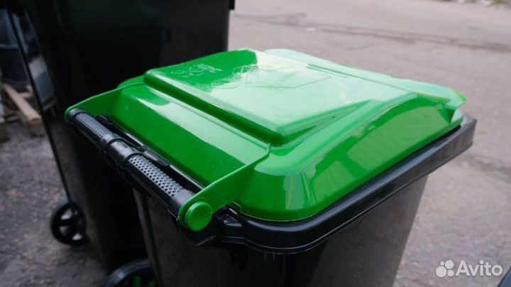 Контейнер передвижной мусорный 120 л. арт.1711