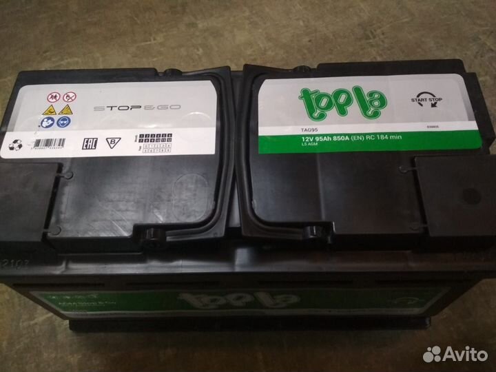 Аккумулятор AGM новый Topla 95Ач