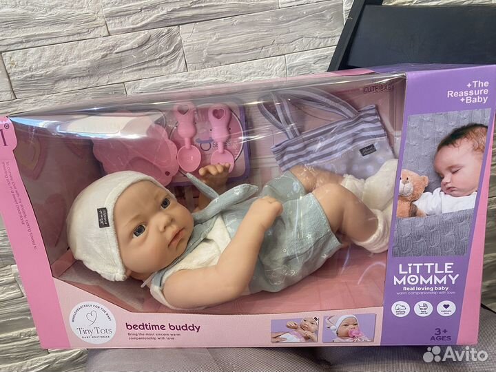 Кукла пупс с аксесуарами 38см