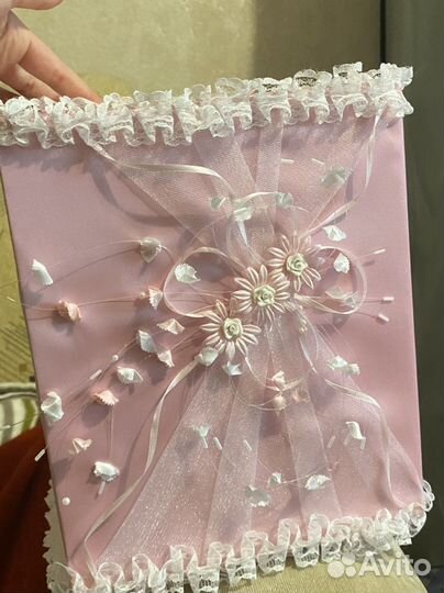 Коробка для денег на свадьбу и ползунки для денег