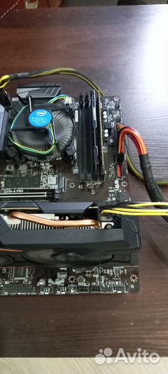 Комплект Рабочий матплата(1151v2) +Проц+ddr4 8 Гб