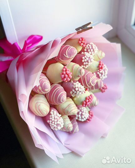 Клубника в шоколаде / Сладкий букет