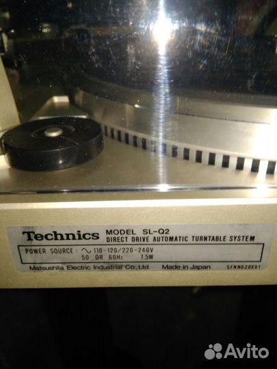 Винил Technics SL-Q2 (Made in Japan)