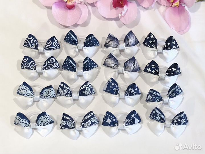 Школьные бантики ручной работы