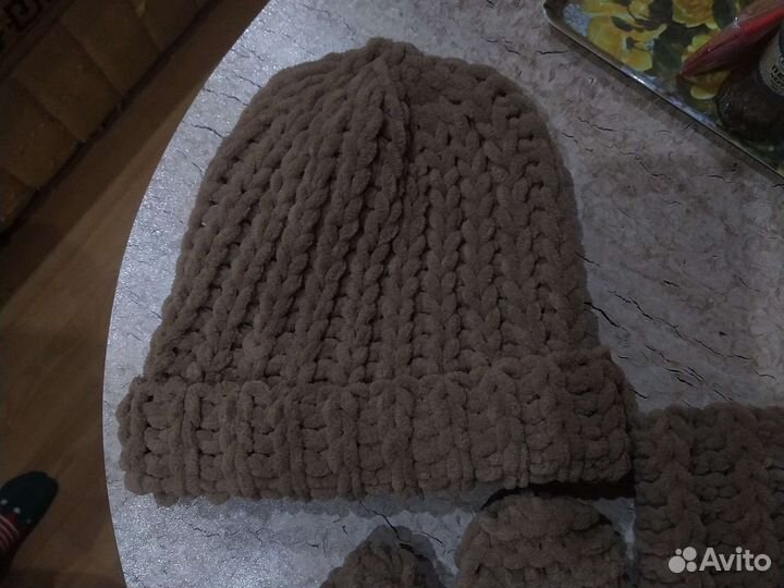 Набор зимний вязанный