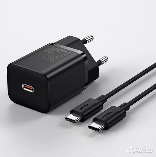 Зарядное устройство для телефона 25W черный