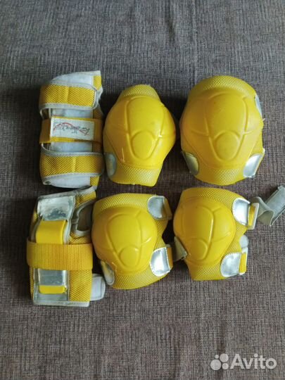 Детские раздвижные ролики 30 33 с защитой