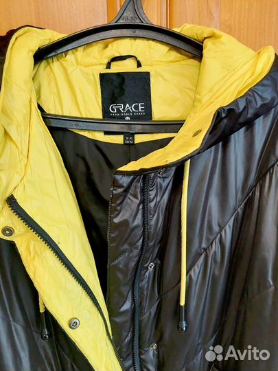 Куртка демисезонная женская 50 52 коричневая