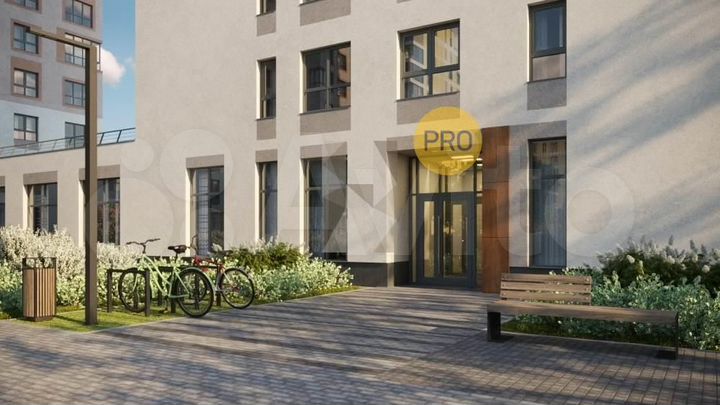 2-к. квартира, 65 м², 3/15 эт.