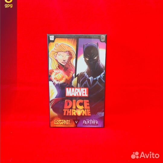 Dice Throne. Marvel: Captain Marvel, Black Panther