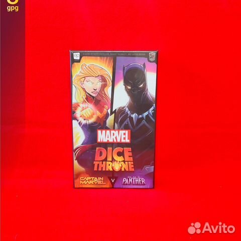 Dice Throne. Marvel: Captain Marvel, Black Panther