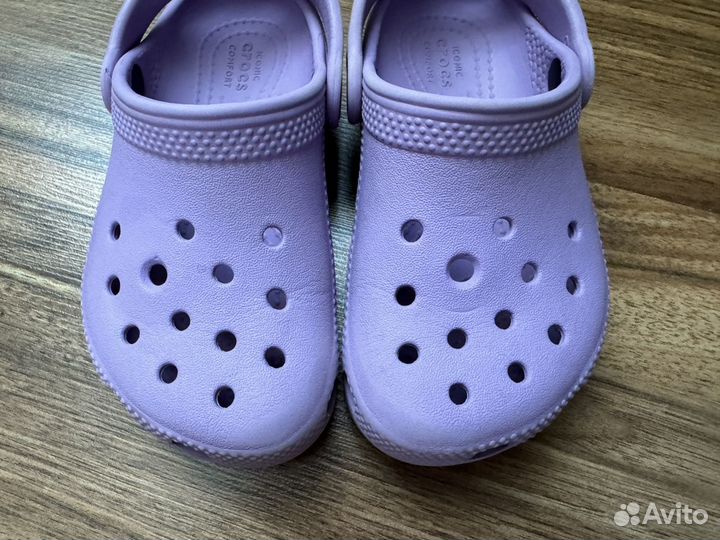 Сабо детские Crocs Classic Clog C9 2 пары