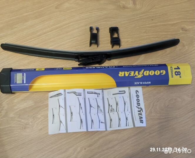 Щетка стеклоочистителя Goodyear Frameless 18